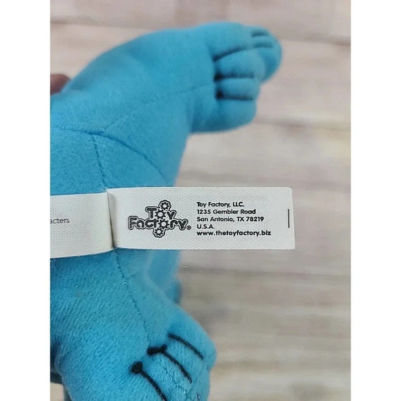 Toy Factory Plush Neon Blue Scooby Doo Stuffed Animal Toy 9" 2023 - Picture 6 of 6